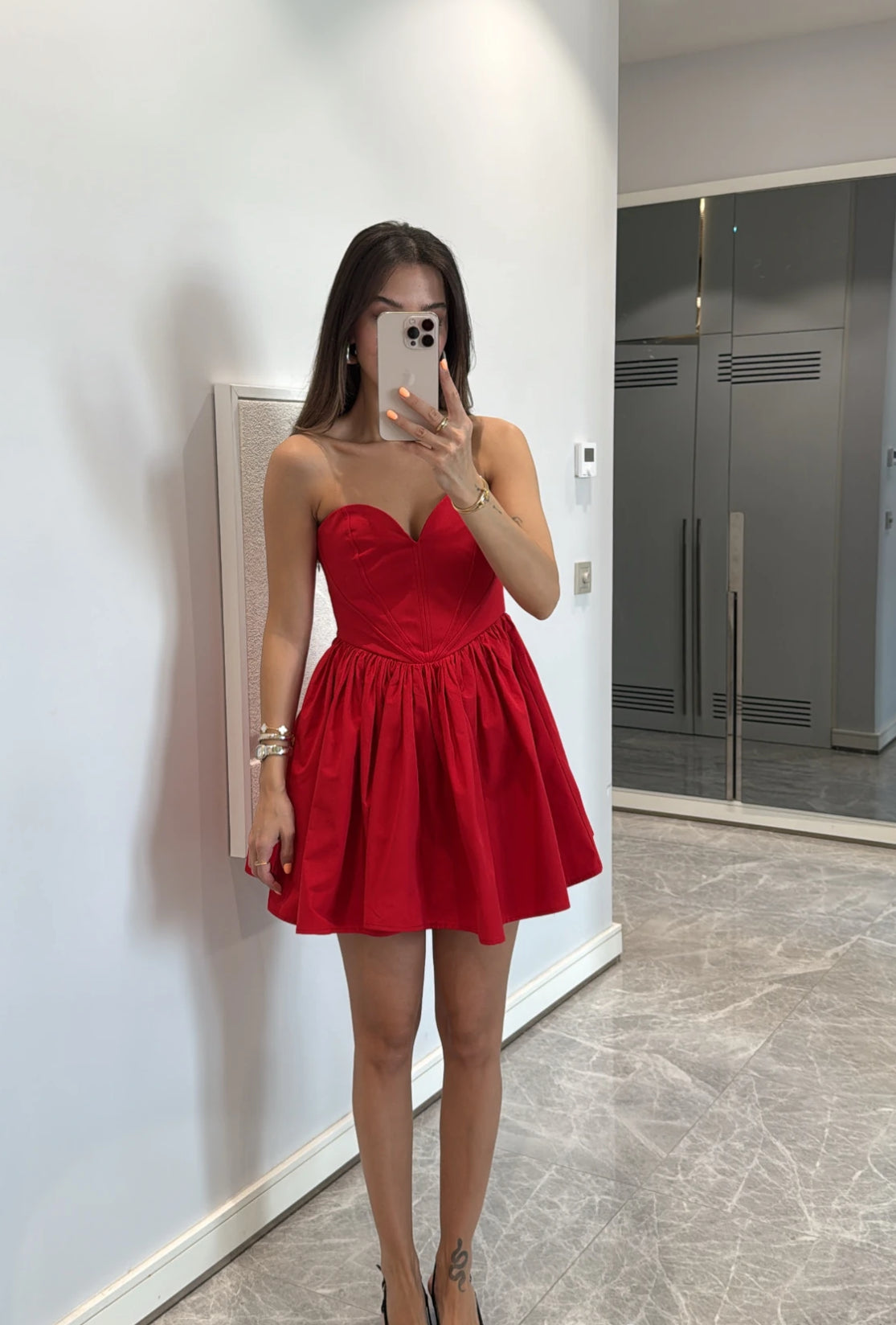 Tasarım mini elbise