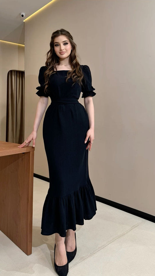Karpuz kol balık model elbise