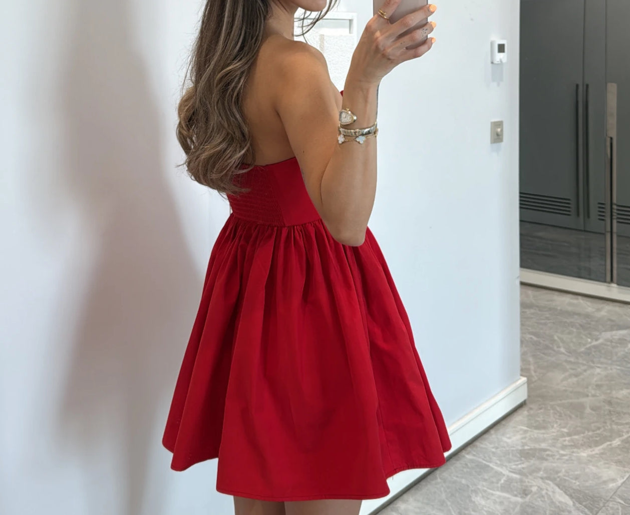 Tasarım mini elbise