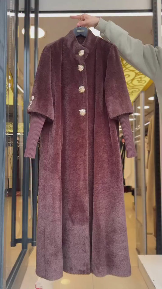 Angora astarlı kaban